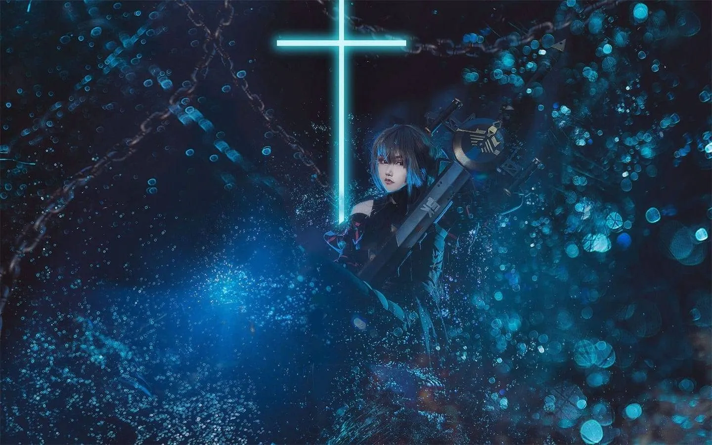 明日方舟 幽灵鲨cosplay-绝对领域