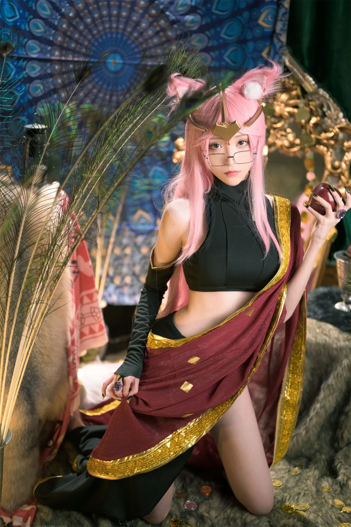 FGO 玉藻前秘书狐cosplay-绝对领域
