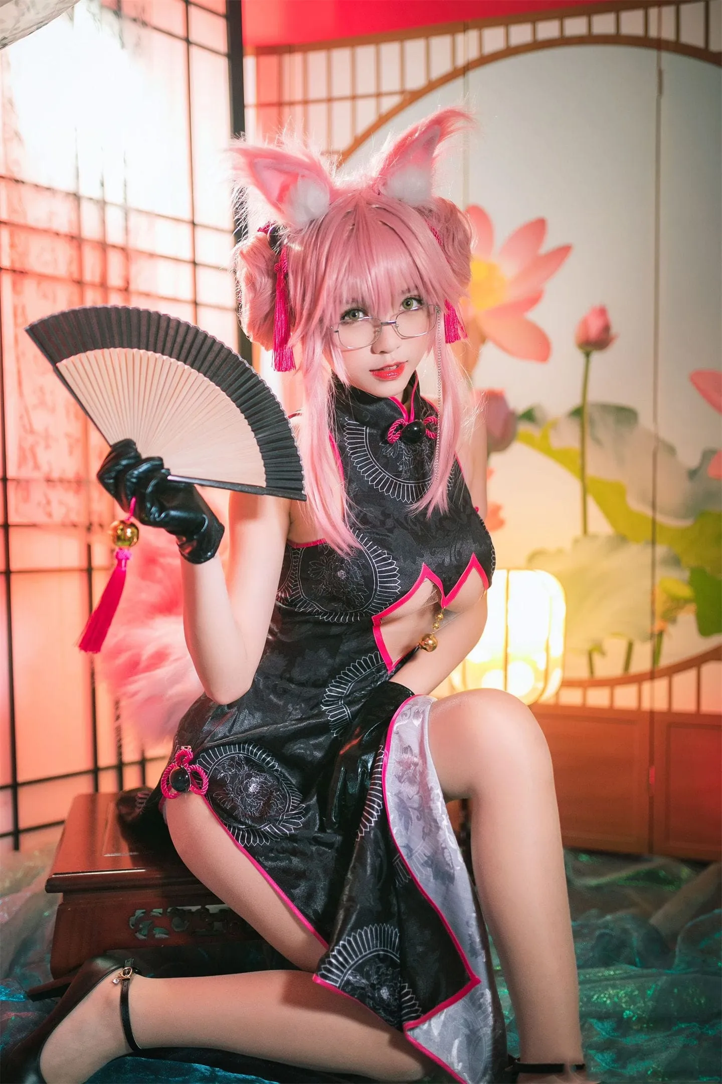 FGO 秘书狐玉藻前cosplay-绝对领域