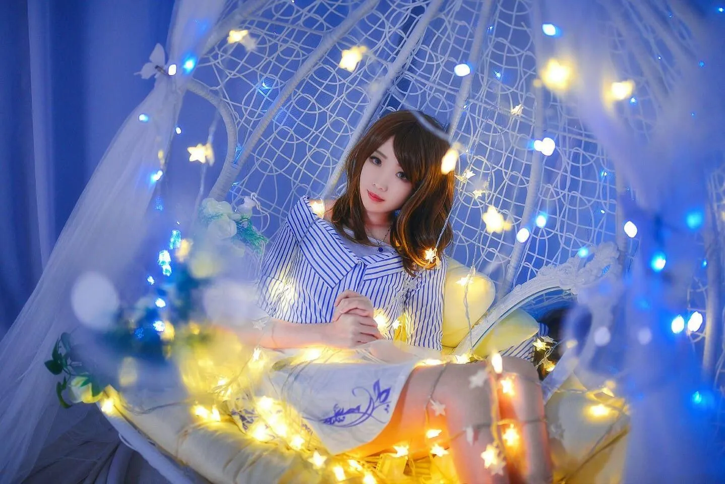 恋与制作人 女主cosplay-绝对领域