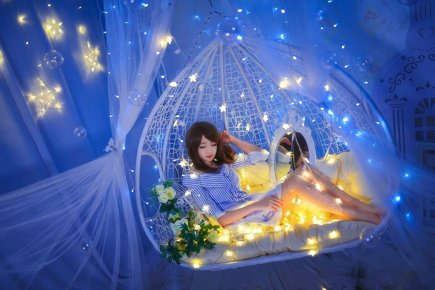 恋与制作人 女主cosplay-绝对领域