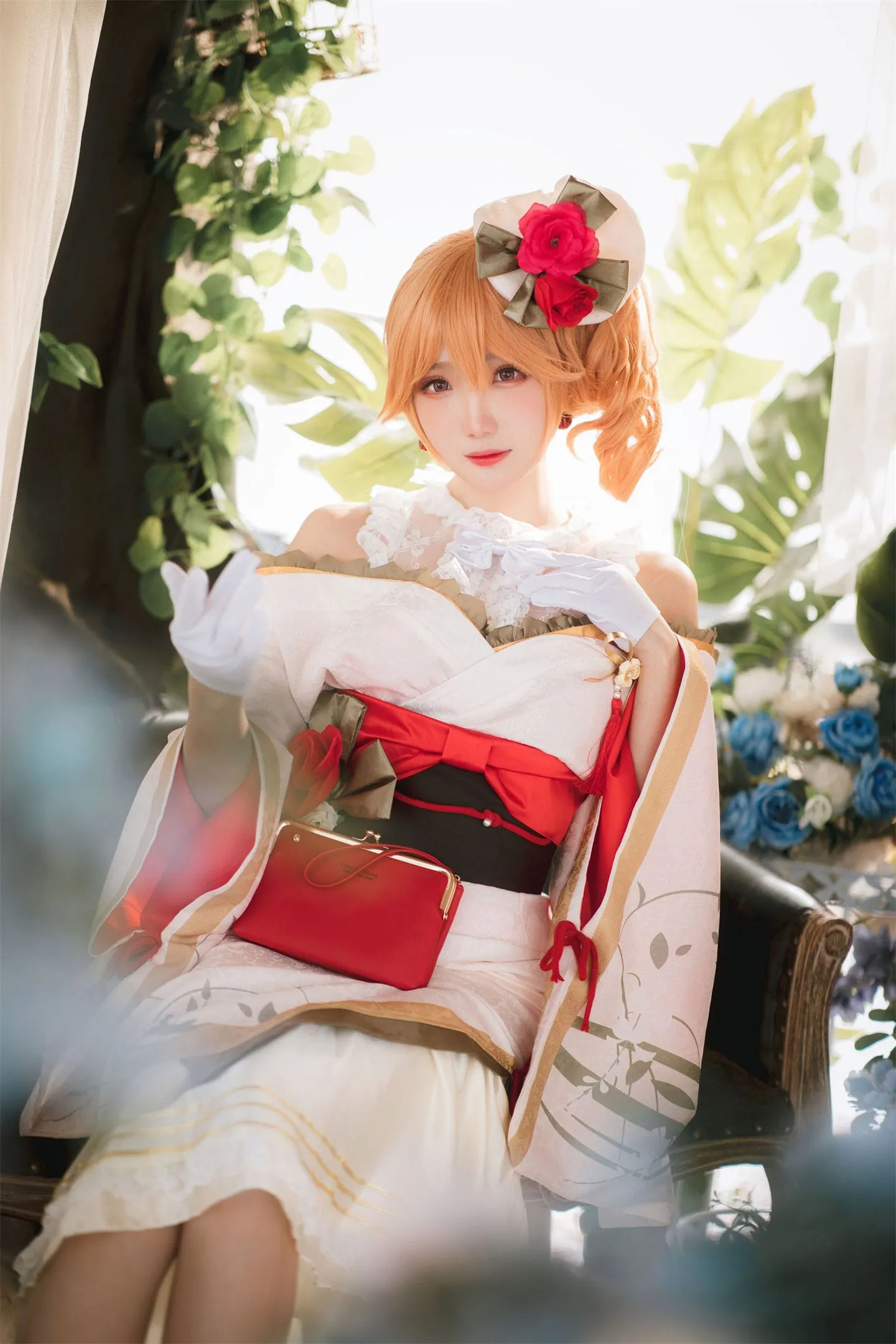 碧蓝航线 黎塞留和服cosplay-绝对领域
