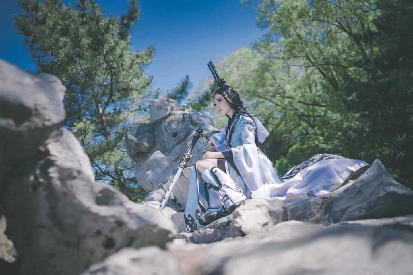 剑网三 破军道姑cosplay-绝对领域
