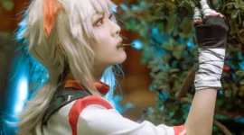 《原神》枫原万叶cosplay-绝对领域