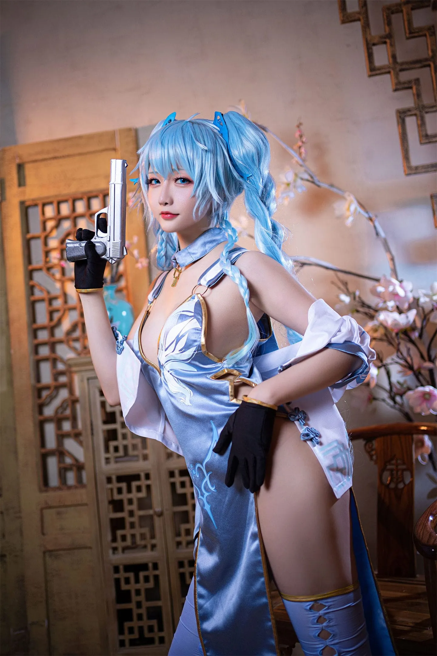 少女前线 PA15翠雀媚cosplay-绝对领域