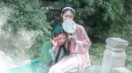 青白蛇汉服-绝对领域