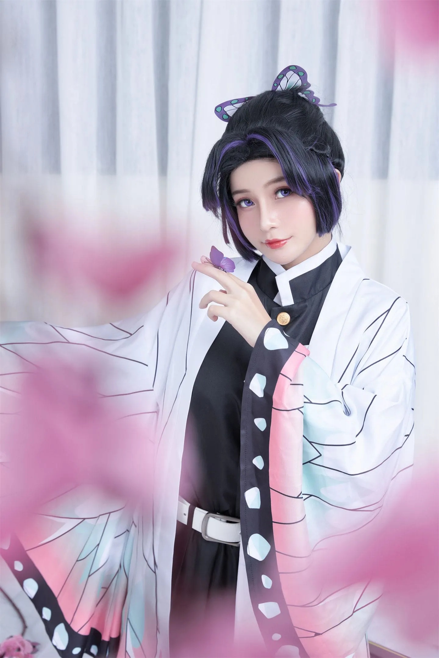 鬼灭之刃 蝴蝶忍cosplay-绝对领域