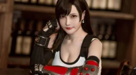 最终幻想 蒂法性感cosplay-绝对领域
