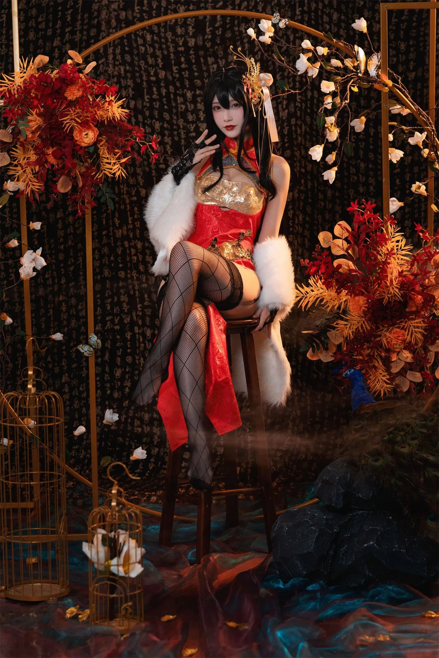 碧蓝航线 大凤旗袍cosplay-绝对领域