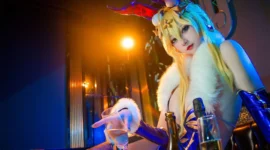 FGO 阿尔托莉雅白枪呆cosplay-绝对领域