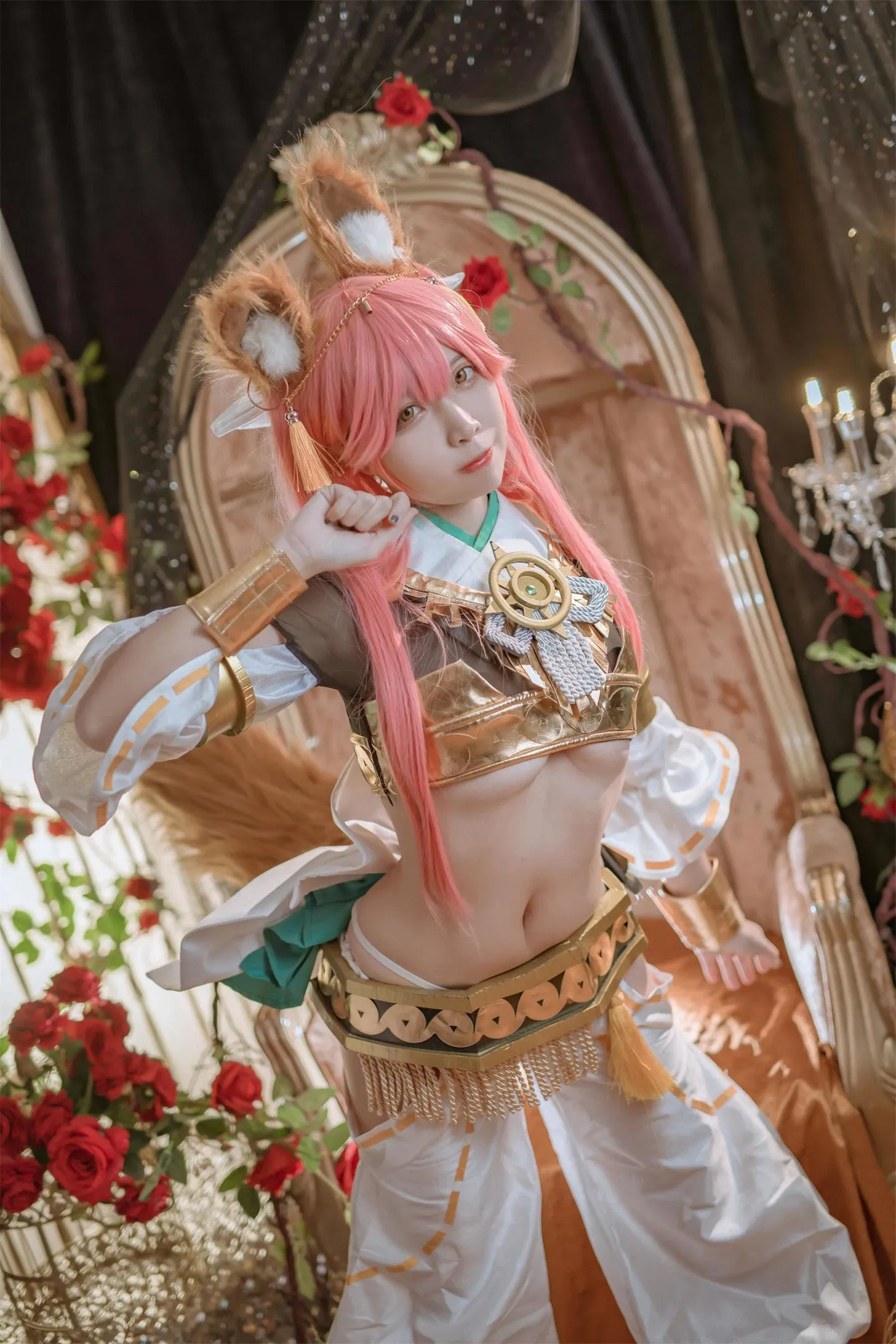 FGO 玉藻前神话礼装cosplay-绝对领域
