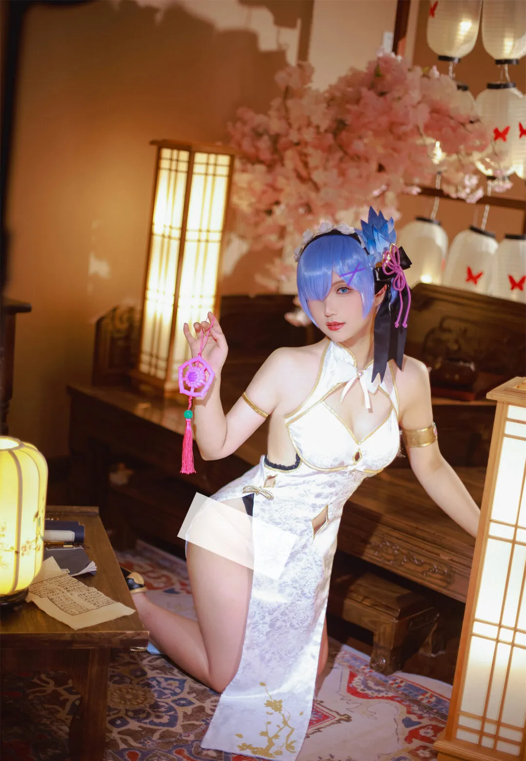 《re:从零开始的异世界生活》蕾姆cosplay-绝对领域