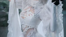 尼尔机械纪元 2B婚纱2cosplay-绝对领域