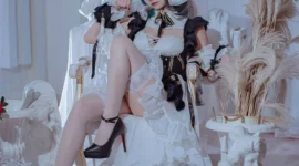 碧蓝航线 柴郡女仆cosplay-绝对领域