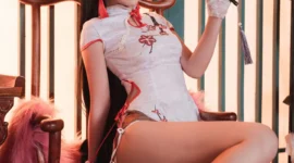 碧蓝航线 爱宕旗袍2cosplay-绝对领域