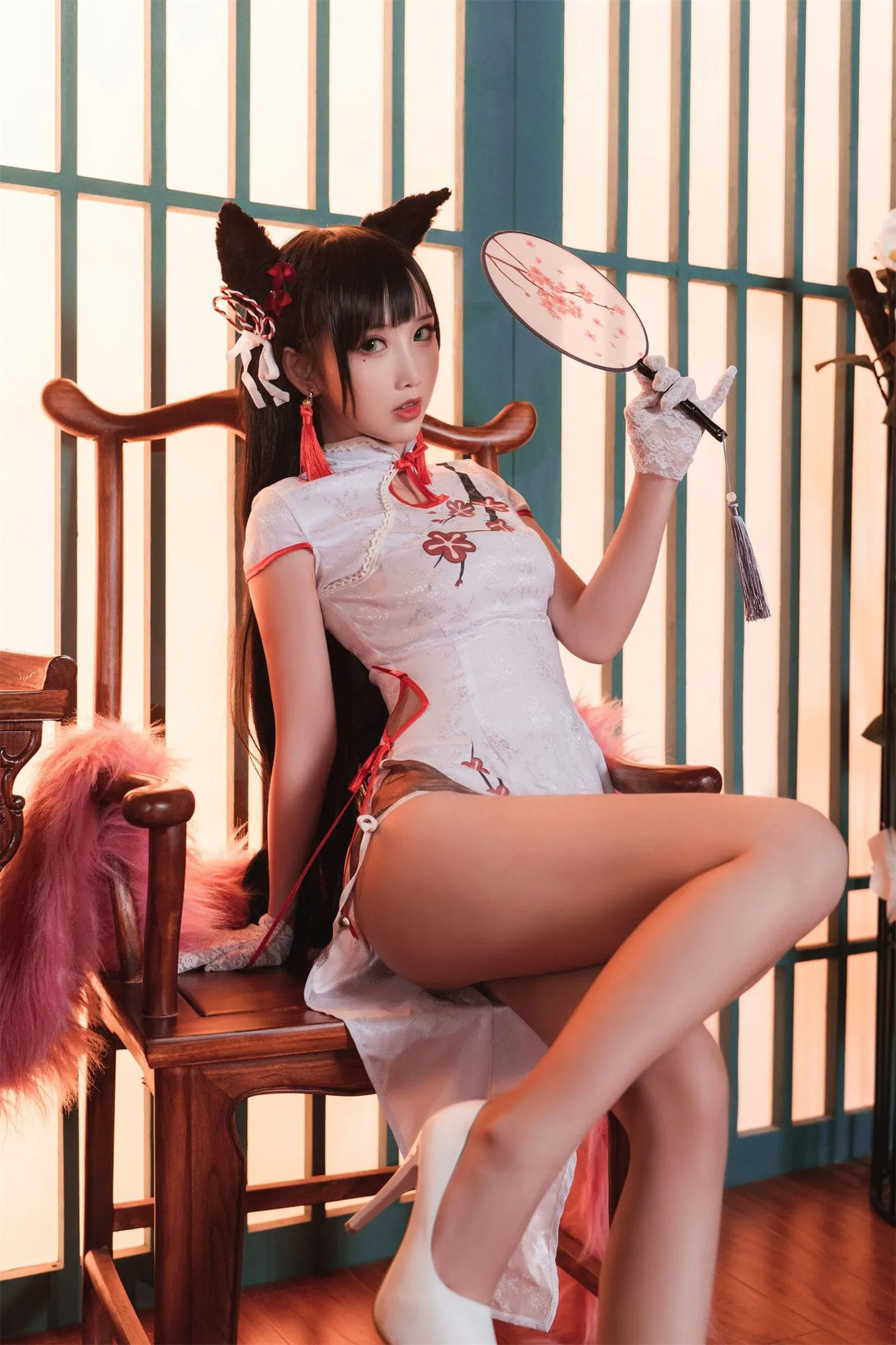 碧蓝航线 爱宕旗袍2cosplay-绝对领域