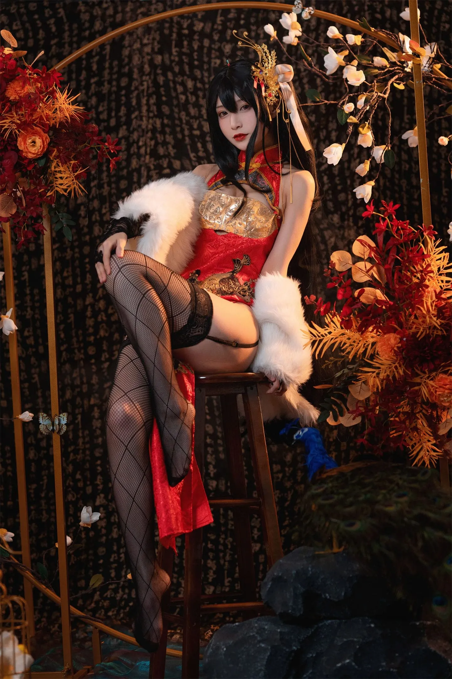 碧蓝航线 大凤旗袍cosplay-绝对领域