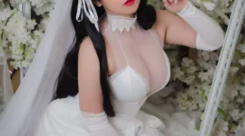 碧蓝航线 爱宕婚纱cosplay-绝对领域