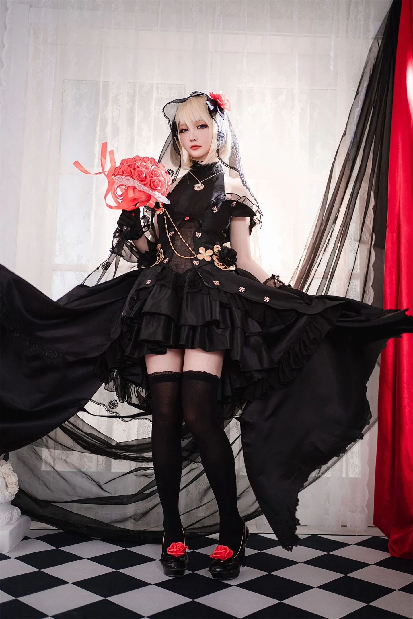 碧蓝航线 Z23婚纱cosplay-绝对领域