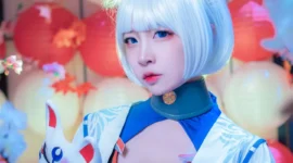 碧蓝航线 加贺cosplay-绝对领域
