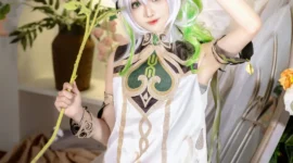 《原神》纳西妲cosplay-绝对领域