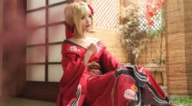 FGO 尼禄和服cosplay-绝对领域