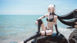 FGO 冲田总司泳装2cosplay-绝对领域
