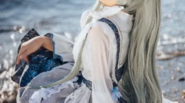 《东方Project》东风谷早苗cosplay-绝对领域