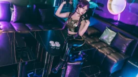 英雄联盟KDA 卡莎cosplay-绝对领域
