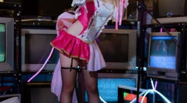 碧蓝航线 爱宕打歌服cosplay-绝对领域
