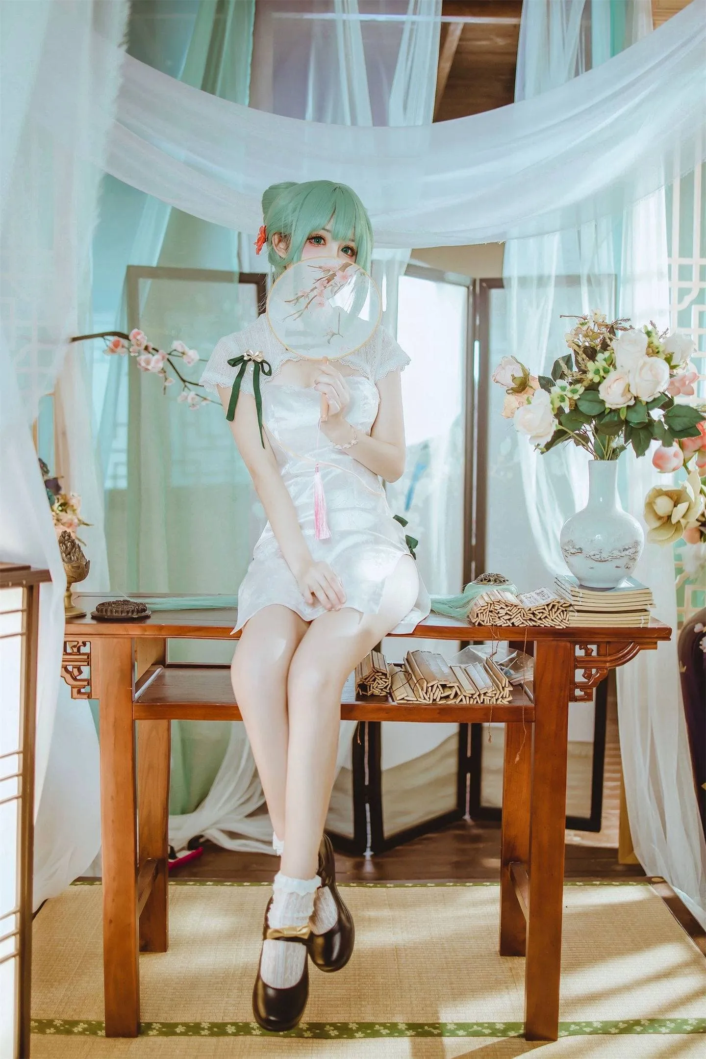 初音未来韶华cosplay-绝对领域