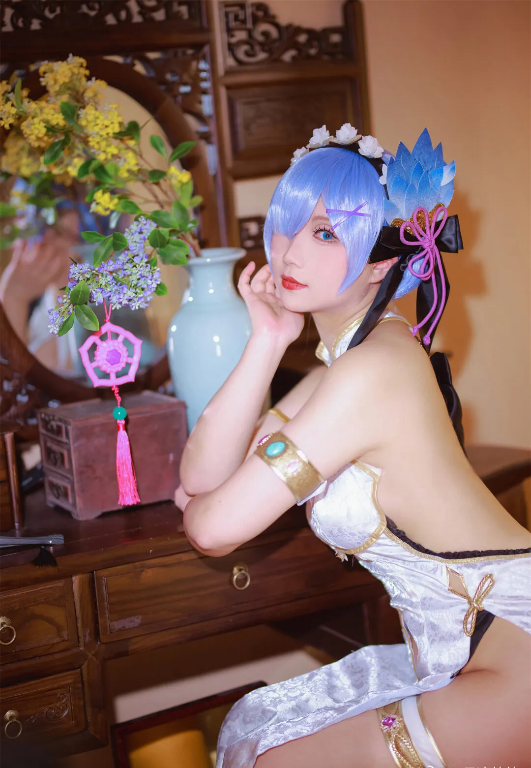 《re:从零开始的异世界生活》蕾姆cosplay-绝对领域