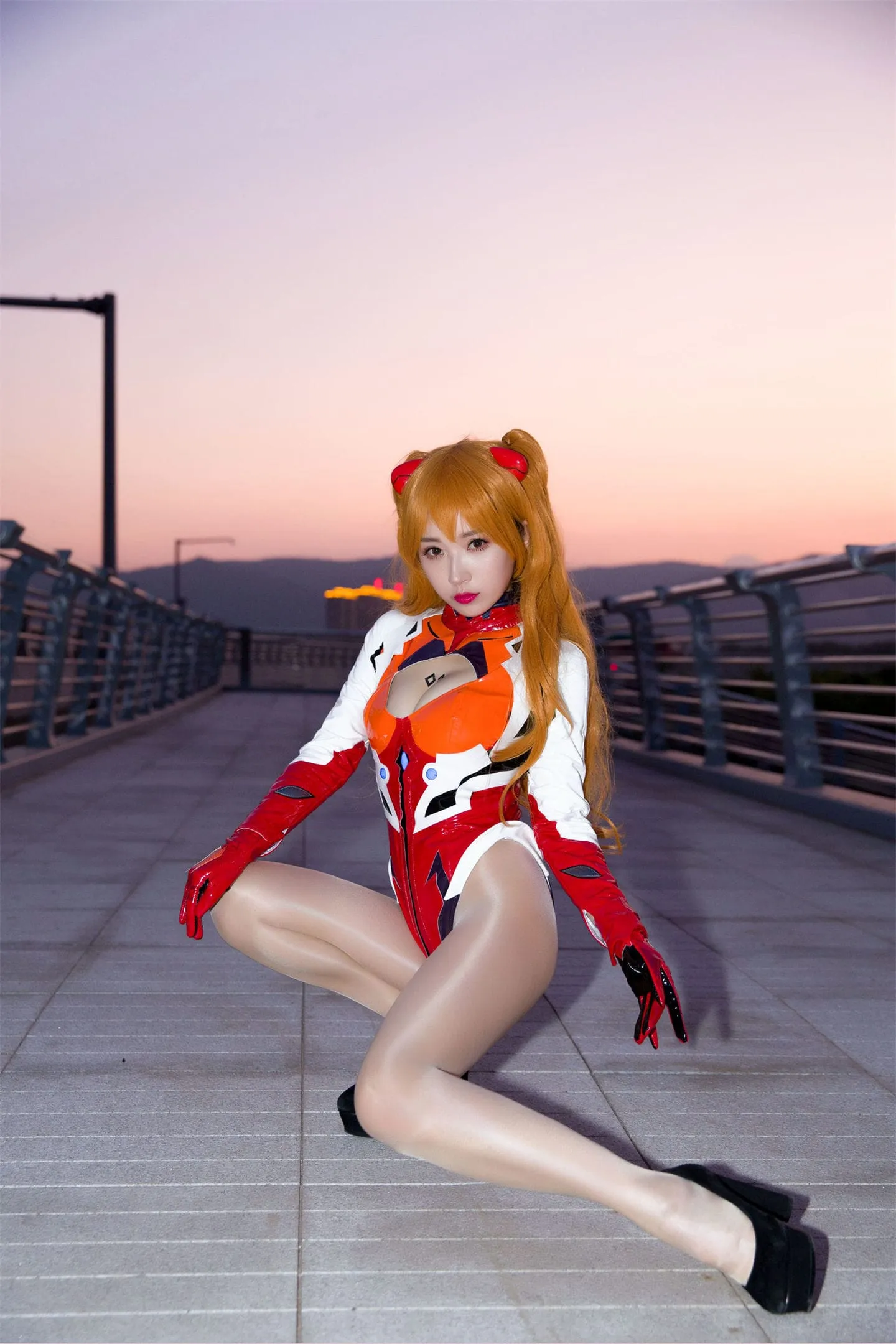 EVA 明日香cosplay-绝对领域