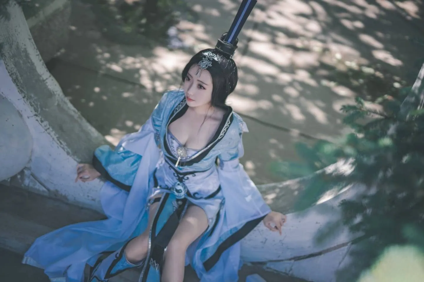 剑网三 破军道姑cosplay-绝对领域