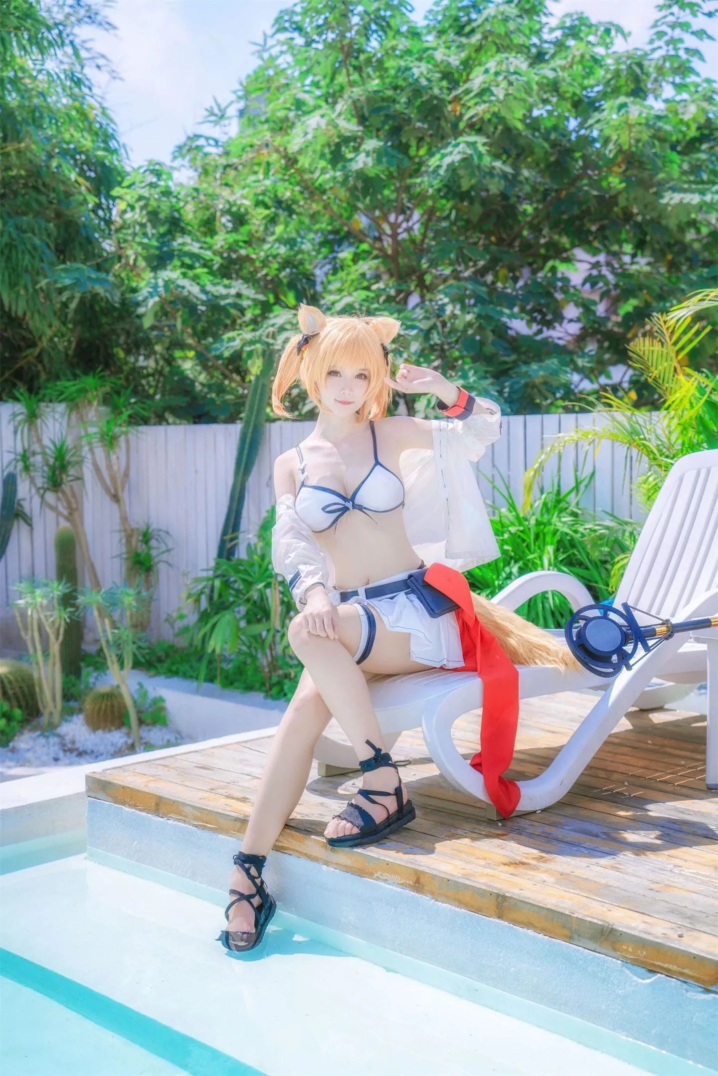 明日方舟 空cosplay-绝对领域