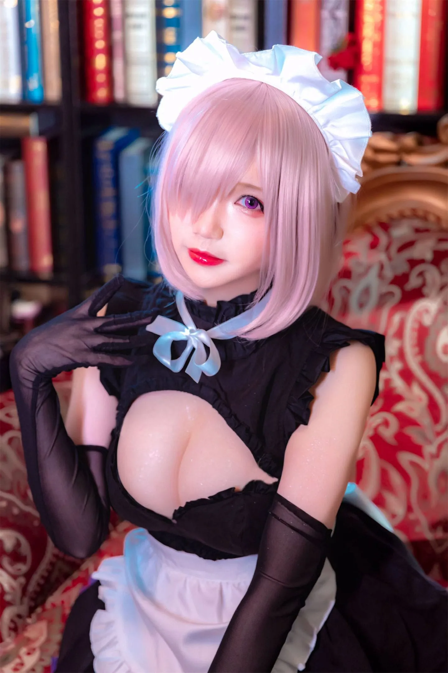 FGO 玛修女仆装cosplay-绝对领域
