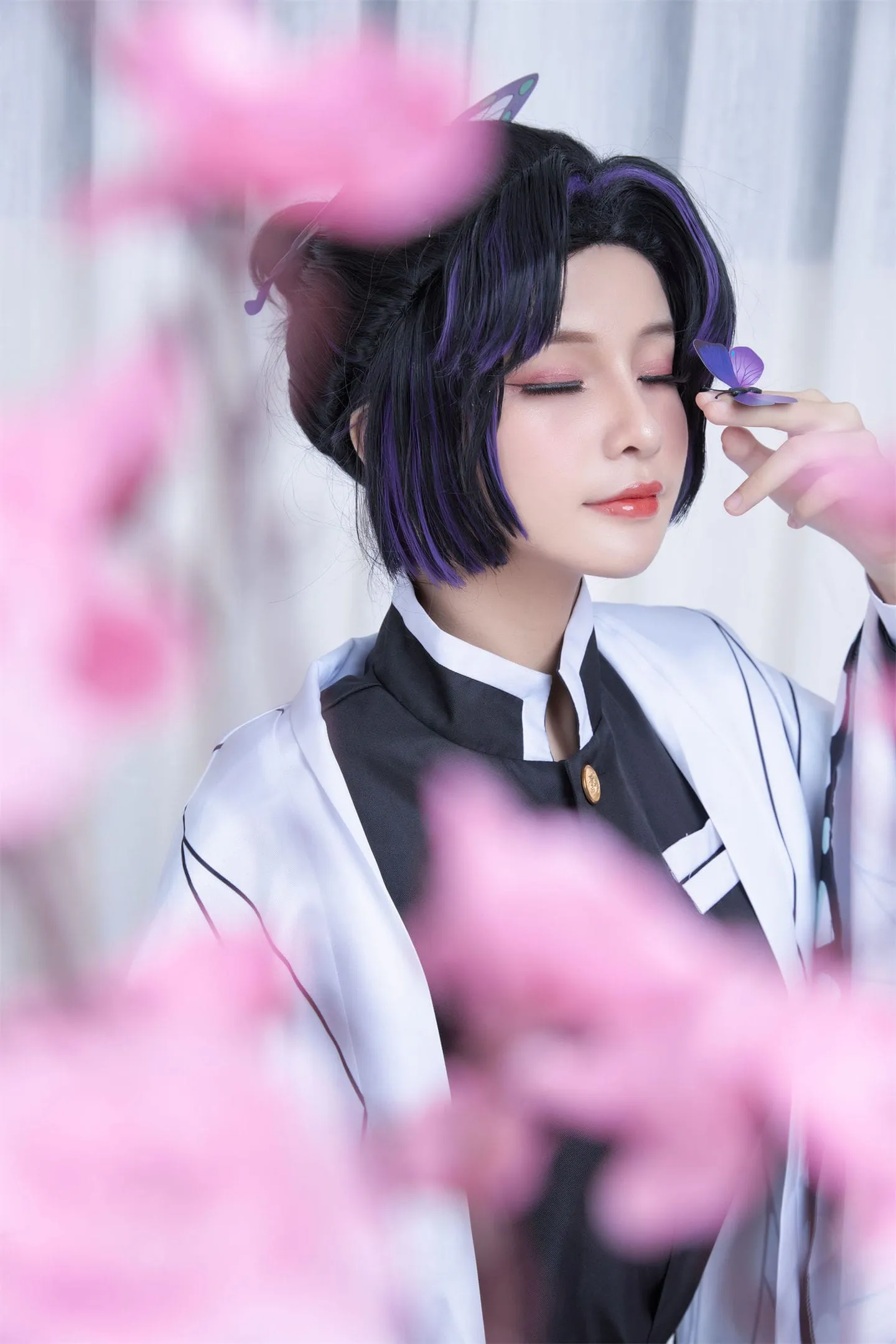 鬼灭之刃 蝴蝶忍cosplay-绝对领域