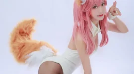 FGO 玉藻前兔女郎cosplay-绝对领域