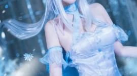 《从零开始的异世界生活》—爱蜜莉亚冰晶礼服cos-绝对领域