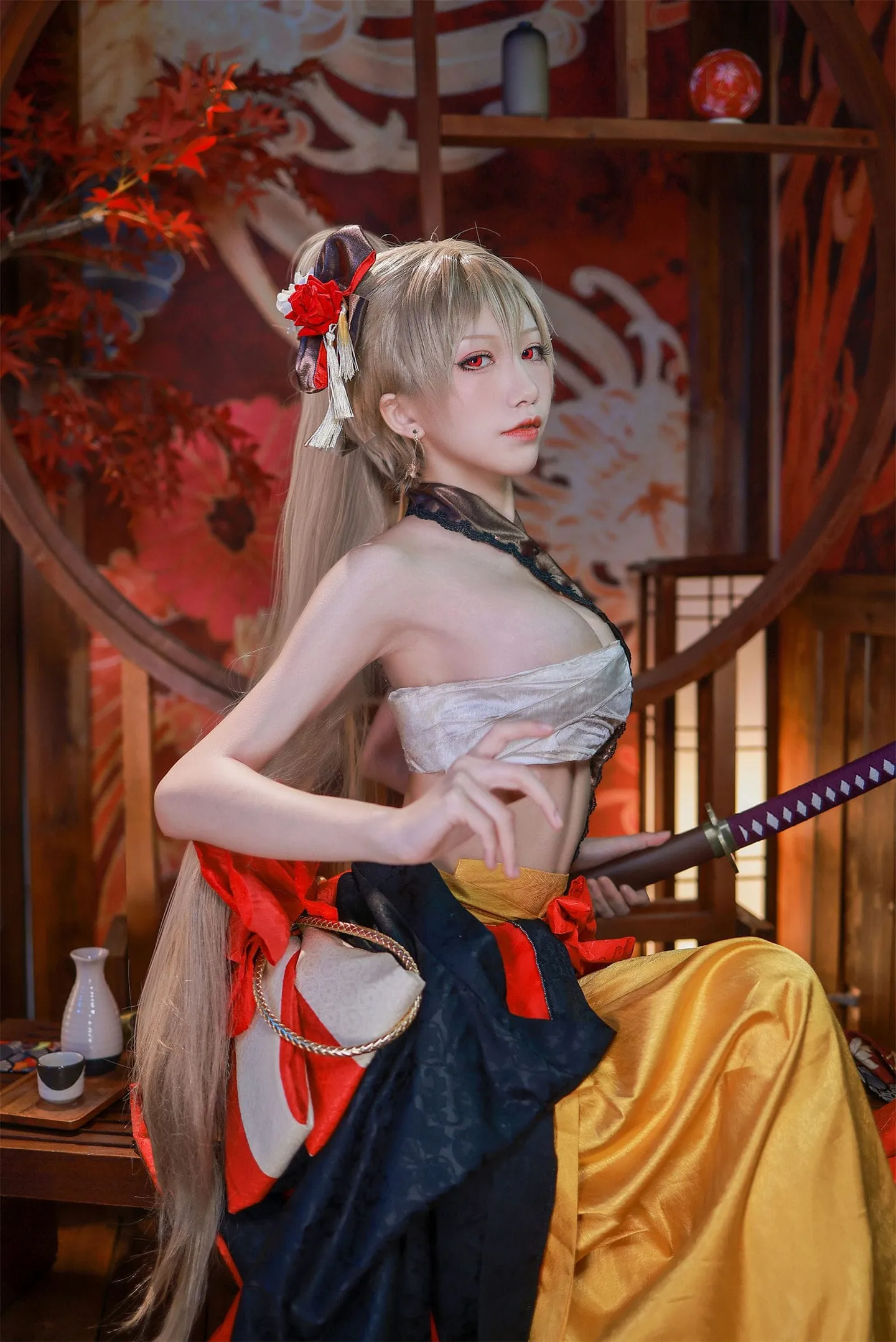 碧蓝航线 让巴尔春节皮肤cosplay-绝对领域