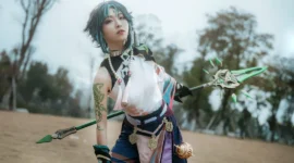 《原神》魈cosplay-绝对领域