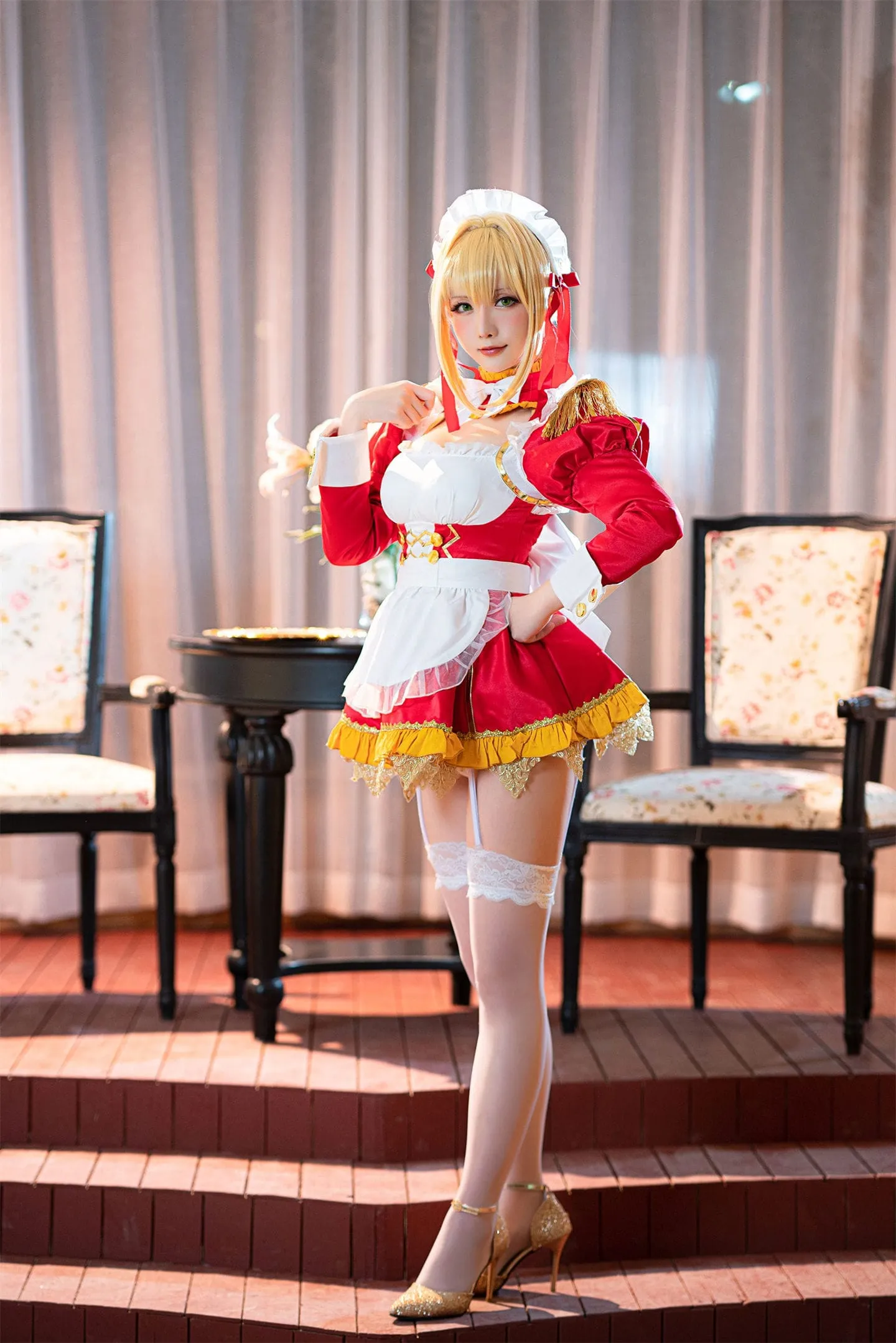 FGO 尼禄女仆cosplay-绝对领域
