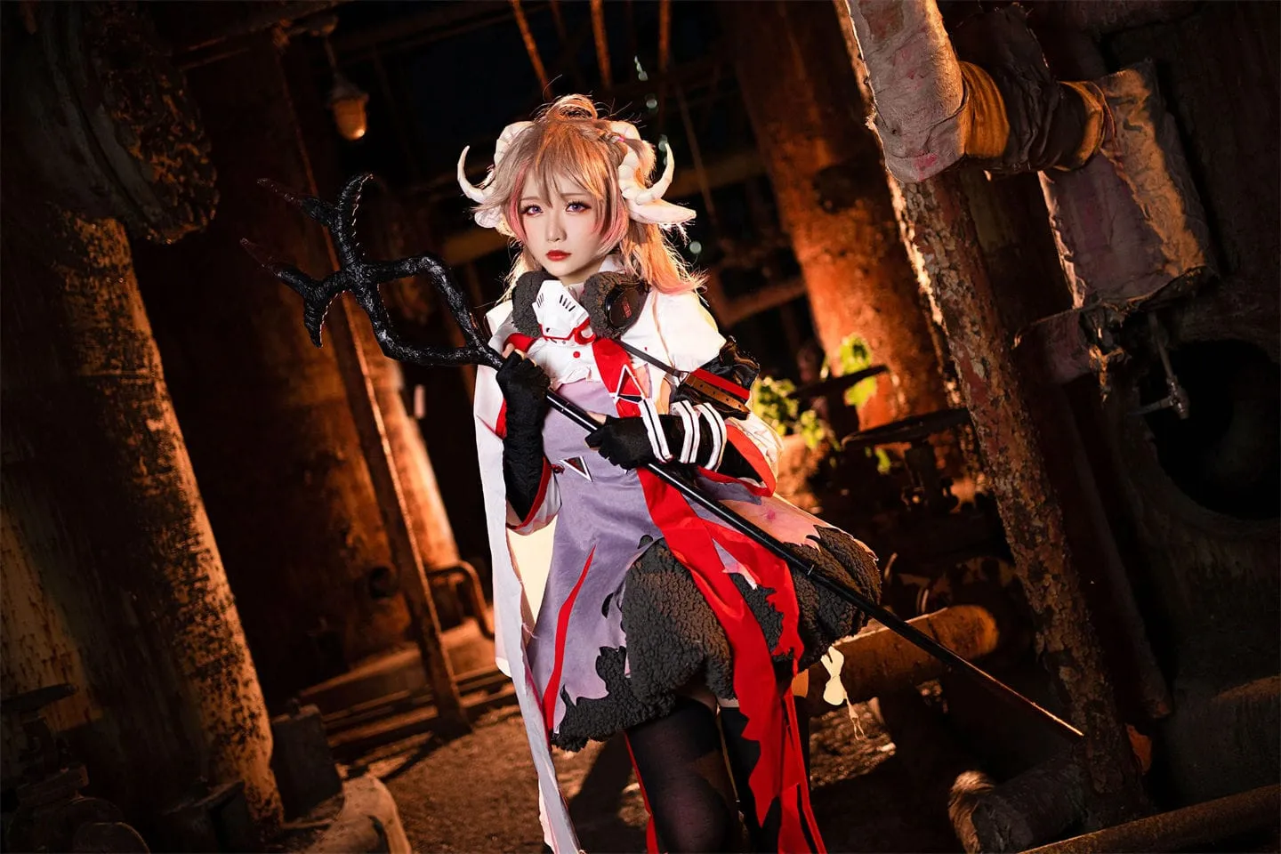 明日方舟 艾雅法拉cosplay-绝对领域