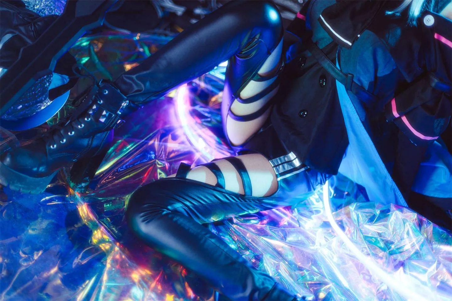 明日方舟 斯卡蒂性感cosplay-绝对领域