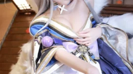 碧蓝航线 信浓和服cosplay-绝对领域
