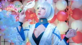 碧蓝航线 加贺cosplay-绝对领域