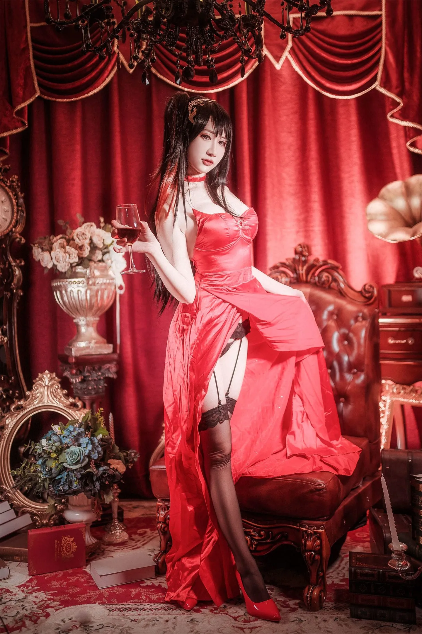 碧蓝航线 大凤黑丝cosplay-绝对领域