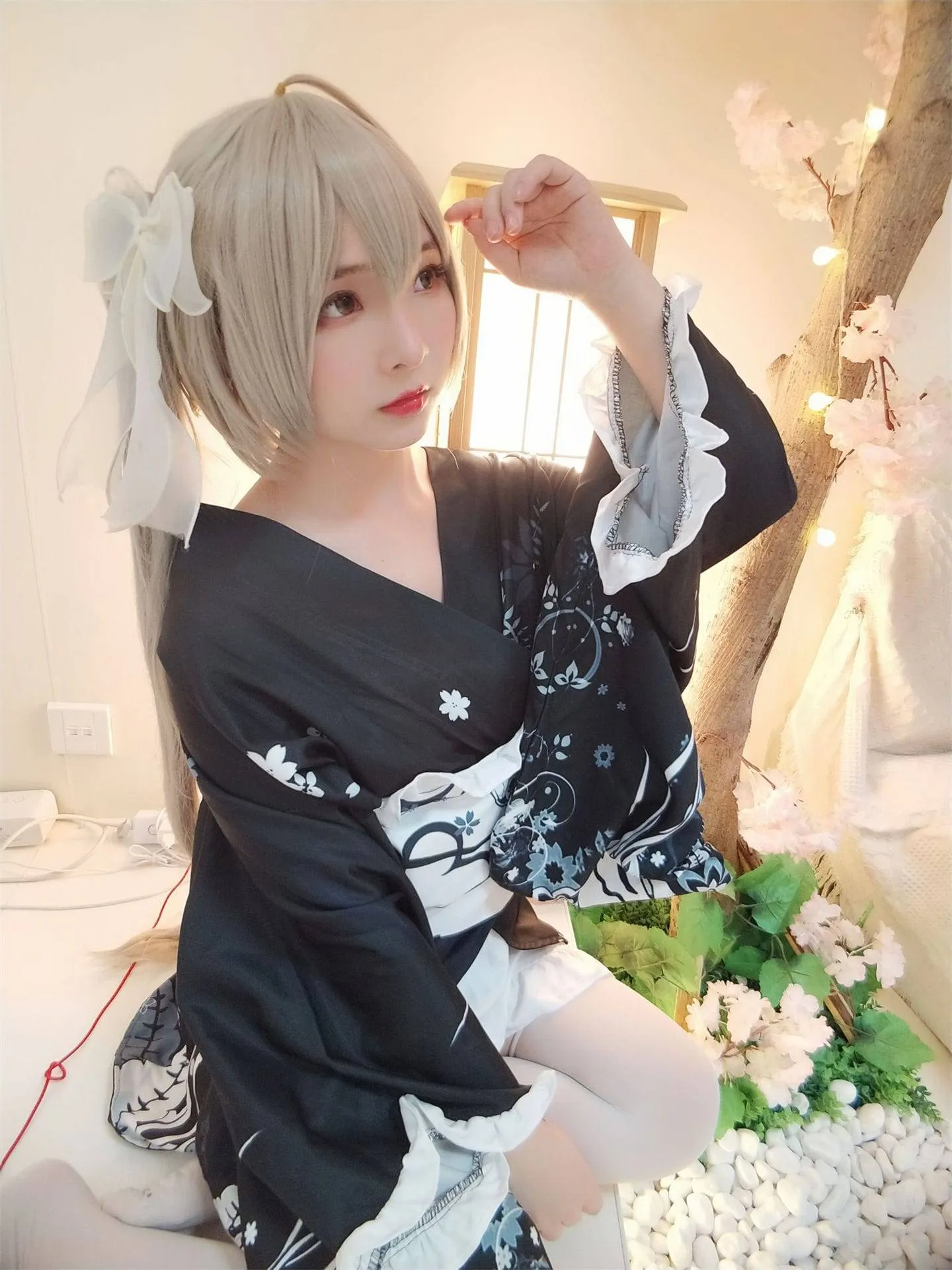 缘之空 穹妹和服cos-绝对领域