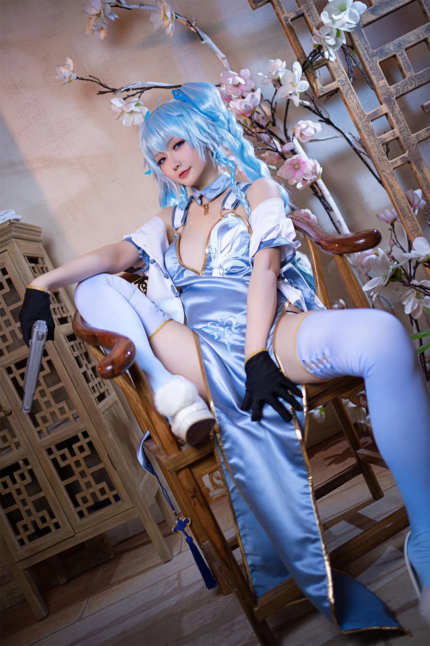 少女前线 PA15翠雀媚cosplay-绝对领域