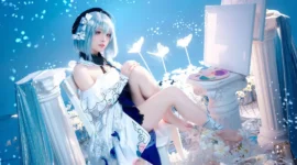 《崩坏3》格蕾修cosplay-绝对领域